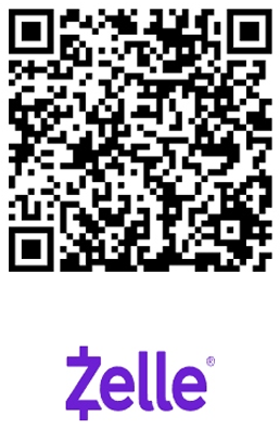 Zelle QR — optional gift to Intek Inc.